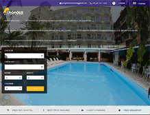 Tablet Screenshot of hotelacropolisangradosreis.com.br